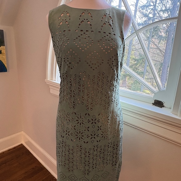 Designer Italian Gianna Bini Mint Green Mini Dress with cut outs